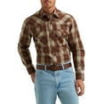 thumbnail image 1 of Wrangler® Men's and Big Men's Regular Fit Long Sleeve Western Shirt, Sizes S-5XL, 1 of 1