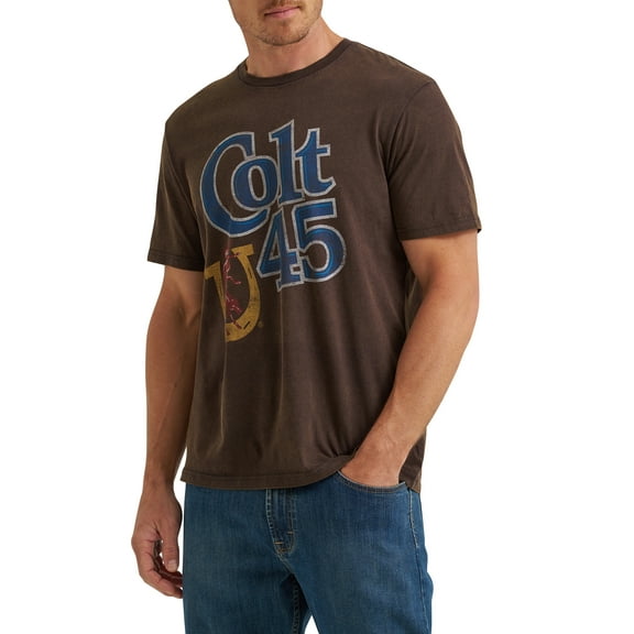 Wrangler® Men's Short Sleeve Colt 45 Graphic Band Tee, Sizes S-3XL