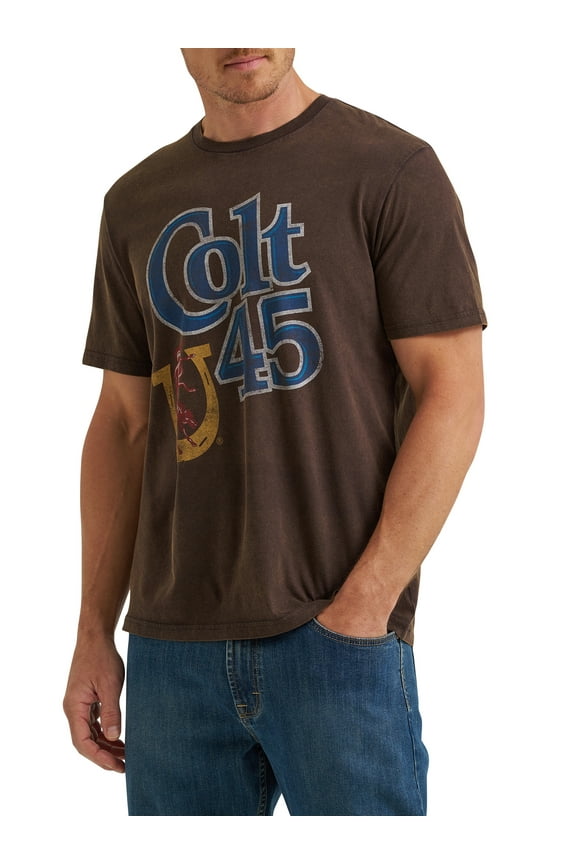 ® Men's Short Sleeve Colt 45 Graphic Band Tee, Sizes S-3XL