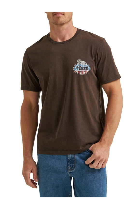 ® Men's Short Sleeve Mack Trucks Graphic Tee, Sizes S-3XL