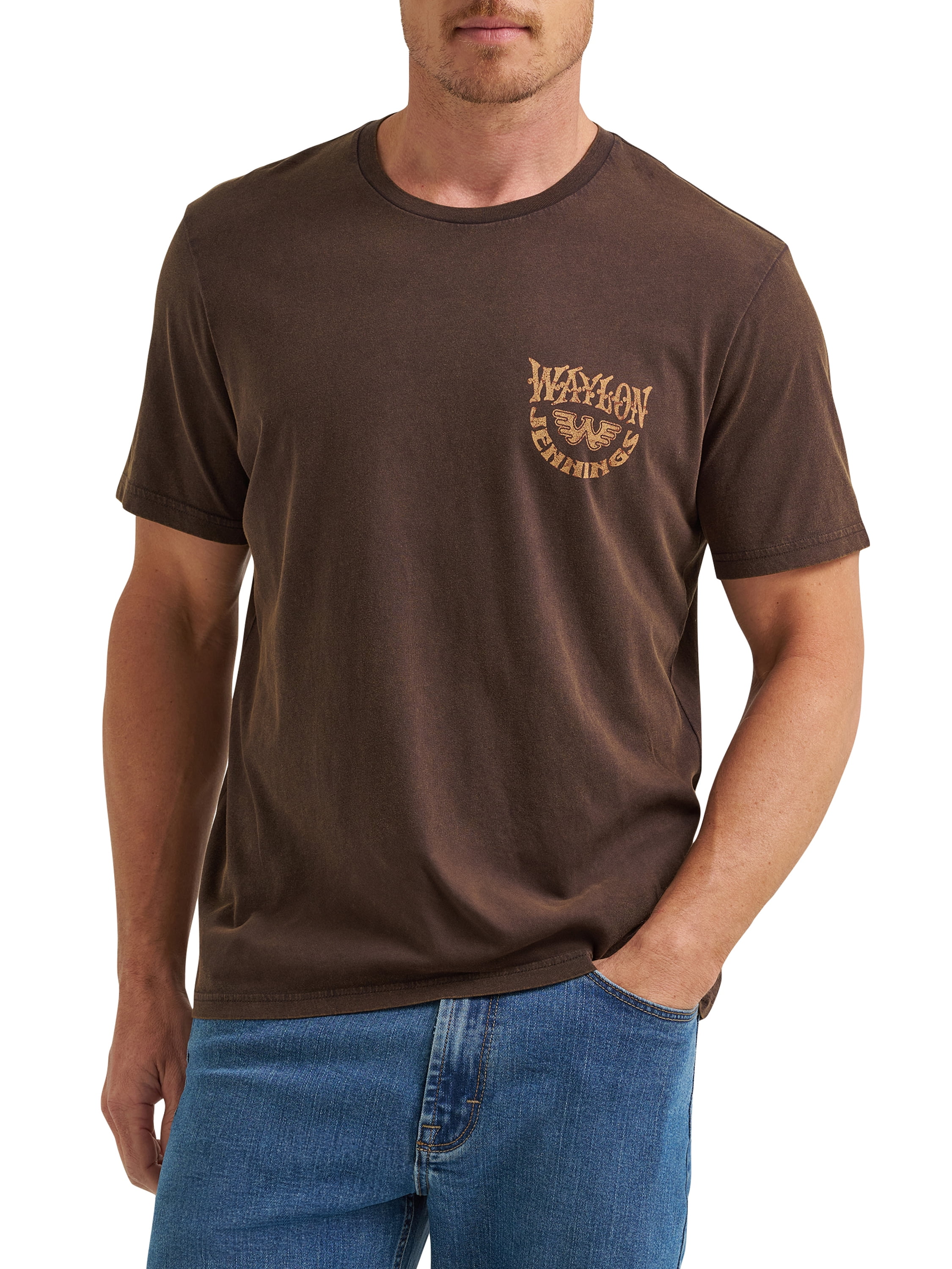 Wrangler® Men's Short Sleeve Waylon Jennings Graphic Tee, S-3XL