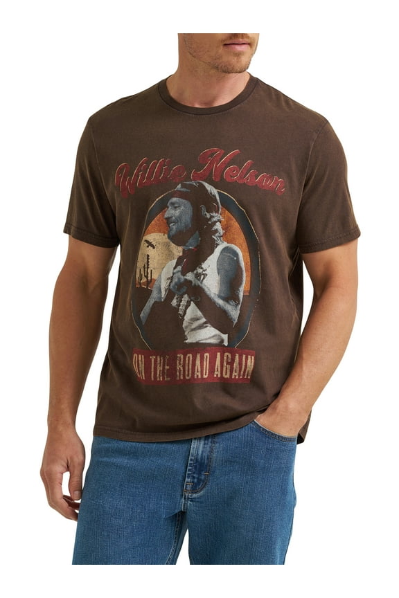 ® Men's Short Sleeve Willie Nelson Graphic Tee, S-3XL
