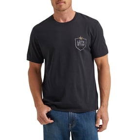 Wrangler® Men's Short Sleeve Lone Star Graphic Band Tee, Sizes S-3XL