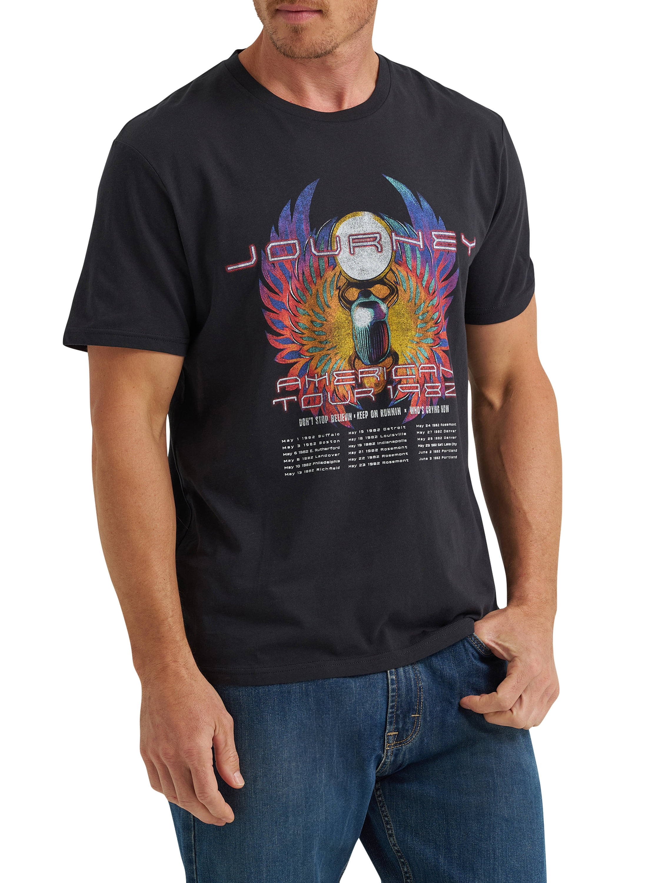 Wrangler® Men's Short Sleeve Journey Graphic Band Tee, S-3XL