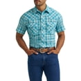 thumbnail image 1 of Wrangler® Men's and Big Men's Regular Fit Short Sleeve Western Shirt, Sizes S-5XL, 1 of 4
