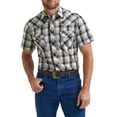 thumbnail image 1 of Wrangler® Men's and Big Men's Regular Fit Short Sleeve Western Shirt, Sizes S-5XL, 1 of 4