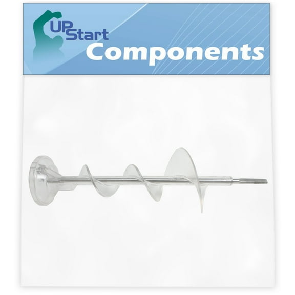 WR17X11705 Refrigerator Dispenser Auger Replacement for General Electric GSS22JETFCC Refrigerator - Compatible with WR17X11705 Ice Maker Auger - UpStart Components Brand