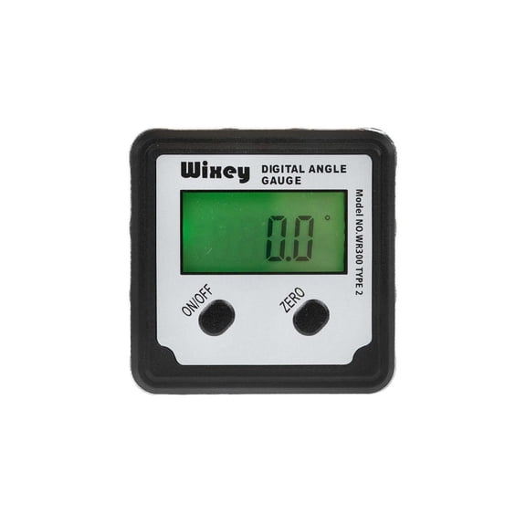 WR300 Digital Angle Finder Gauge with Magnetic Angle Finder Base and Backlit Digital Display Angle Ruler - 180 Degree Digital Electronic Level Accessory for Woodworking Tools