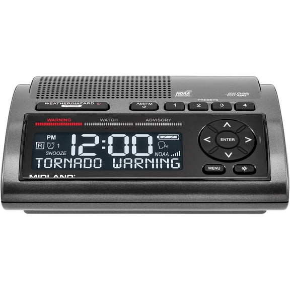 - WR400 Weather Radio Deluxe NOAA Emergency Alert Scanner Home Use with Battery Backup Local County Programming Over 80 Voice Flashing Alerts Alarm Clock AM/FM