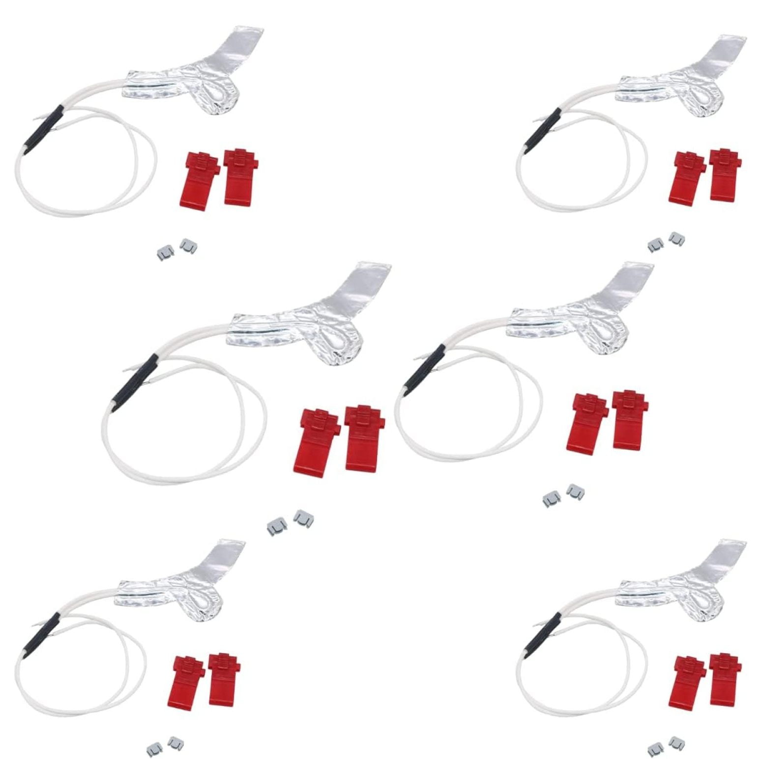 WR49X10173 Refrigerator Dispenser Water Tube Heater Kit Compatible with Top Brands Replaces with AP4318572, 1381601, AH1766223, EA1766223, PS1766223, B004H3XWCO, EAP1766223 6-PACK