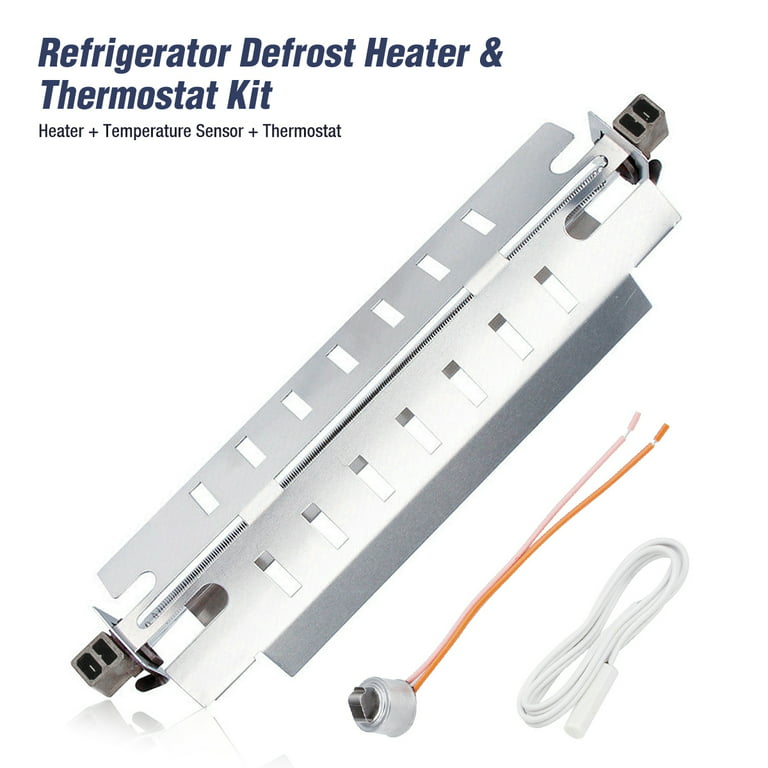 WR51X10055 Fridge Defrost Heater Thermostat Temperature Sensor Kit for  Kenmore 