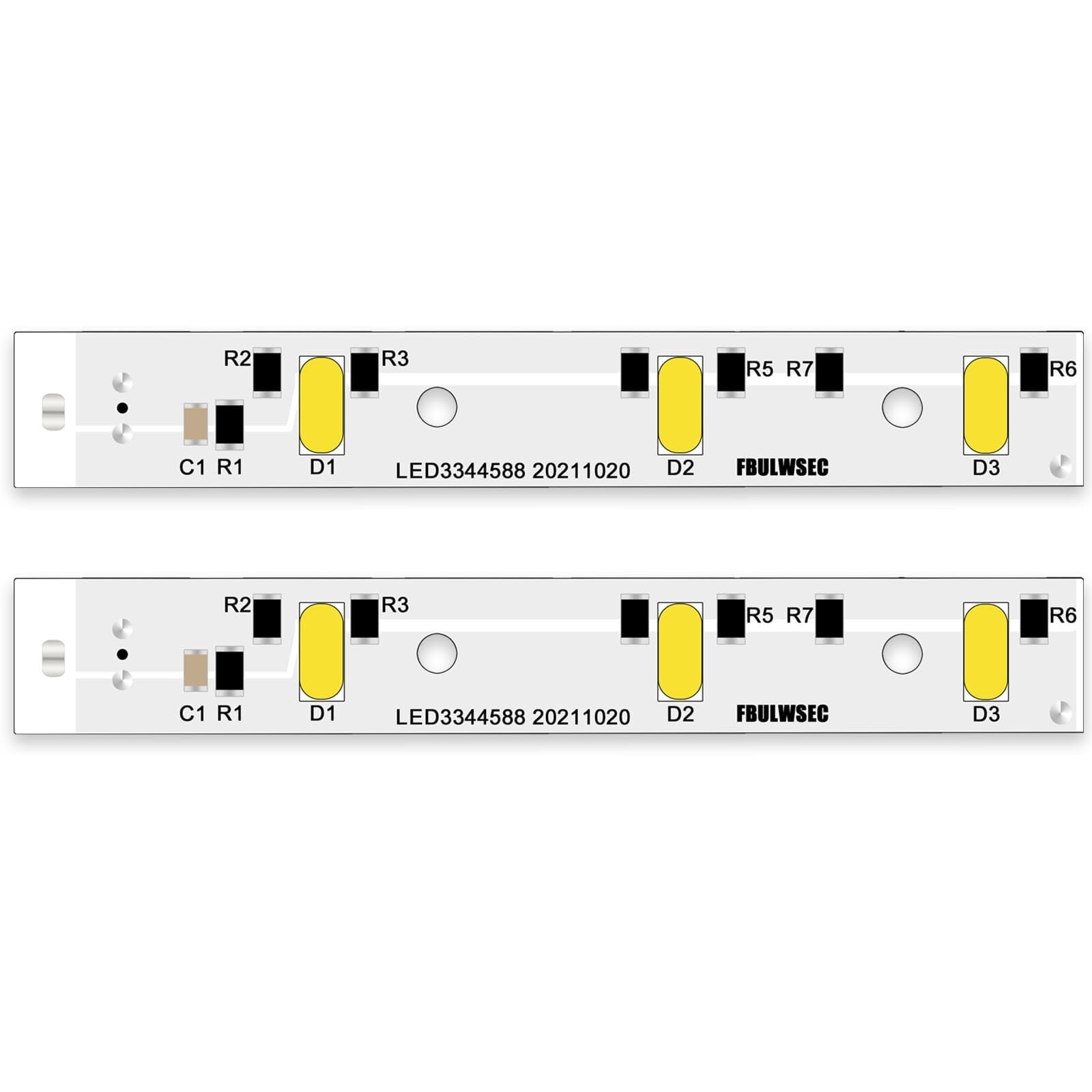 WR55X26671 LED Light Board for GE Refrigerators | Replacement for PS11767930, AP6035586, 4468532, EAP11767930 | Easy Installation 5PCS
