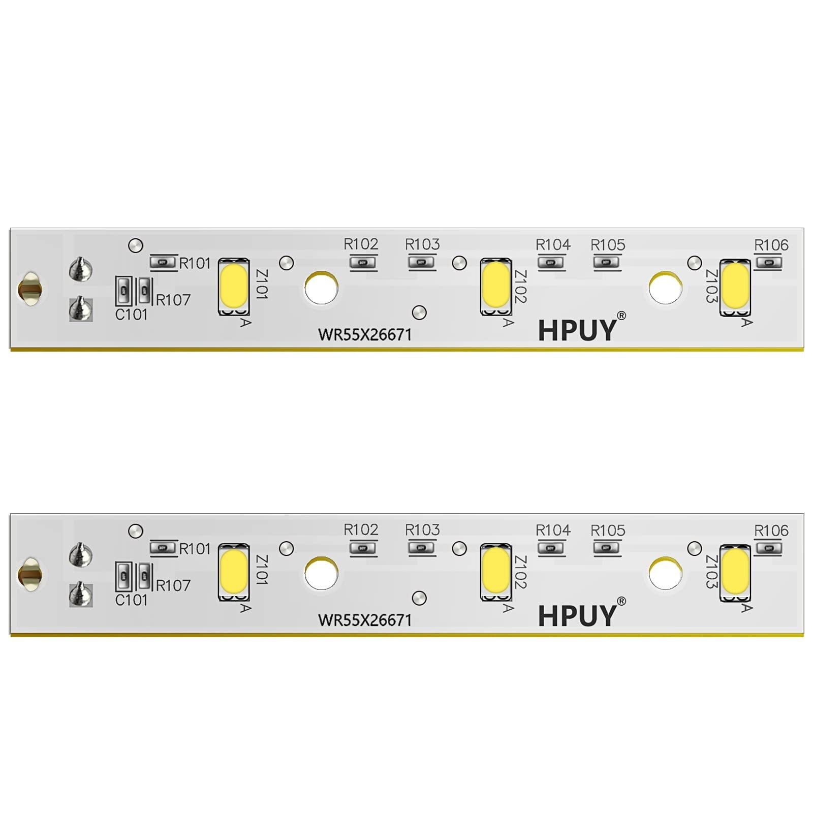 WR55X26671 LED Light Compatible for GE Refrigerators LED Light Replace PS11767930 AP6035586 4468532 EAP11767930 5PCS
