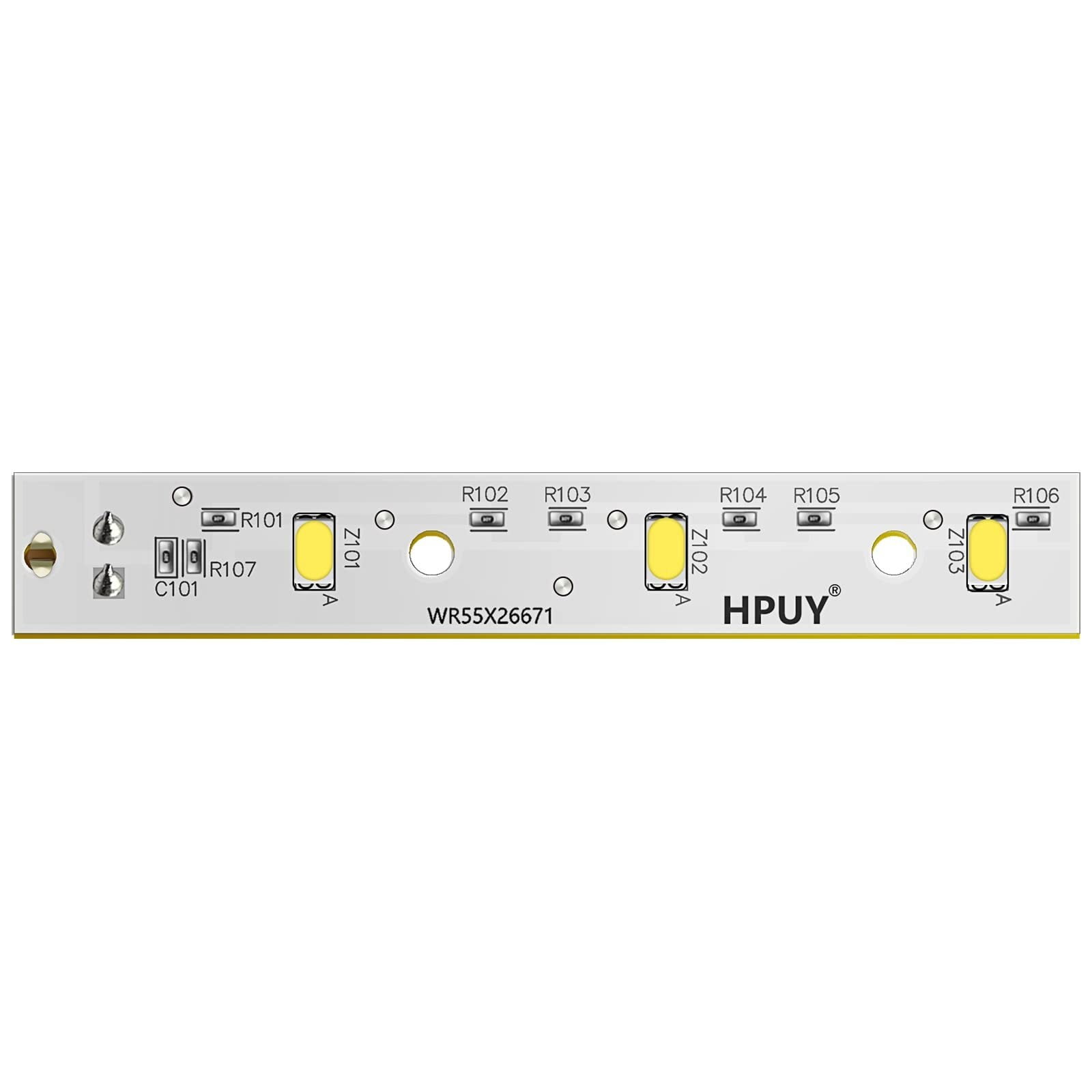 WR55X26671 LED Light Compatible for GE Refrigerators LED Light Replace PS11767930 AP6035586 4468532 EAP11767930 5PCS