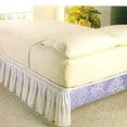thumbnail image 1 of WRAP AROUND EYELET LACE BED SKIRT DUST RUFFLE, 14" DROP, TWIN/FULL, BEIGE, 1 of 1