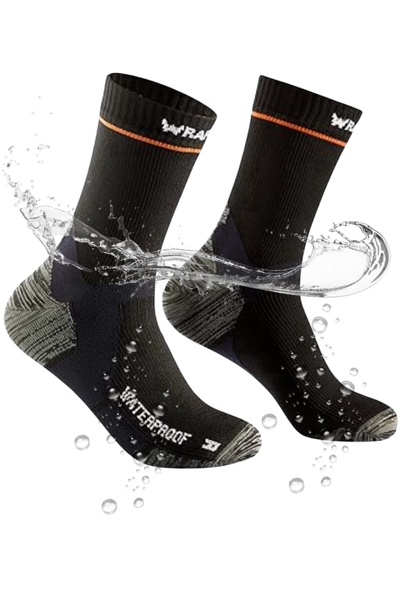 Waterproof Hiking Socks for Men Women, Merino Wool Cushioned, Breathable Waterproof Outdoor Socks