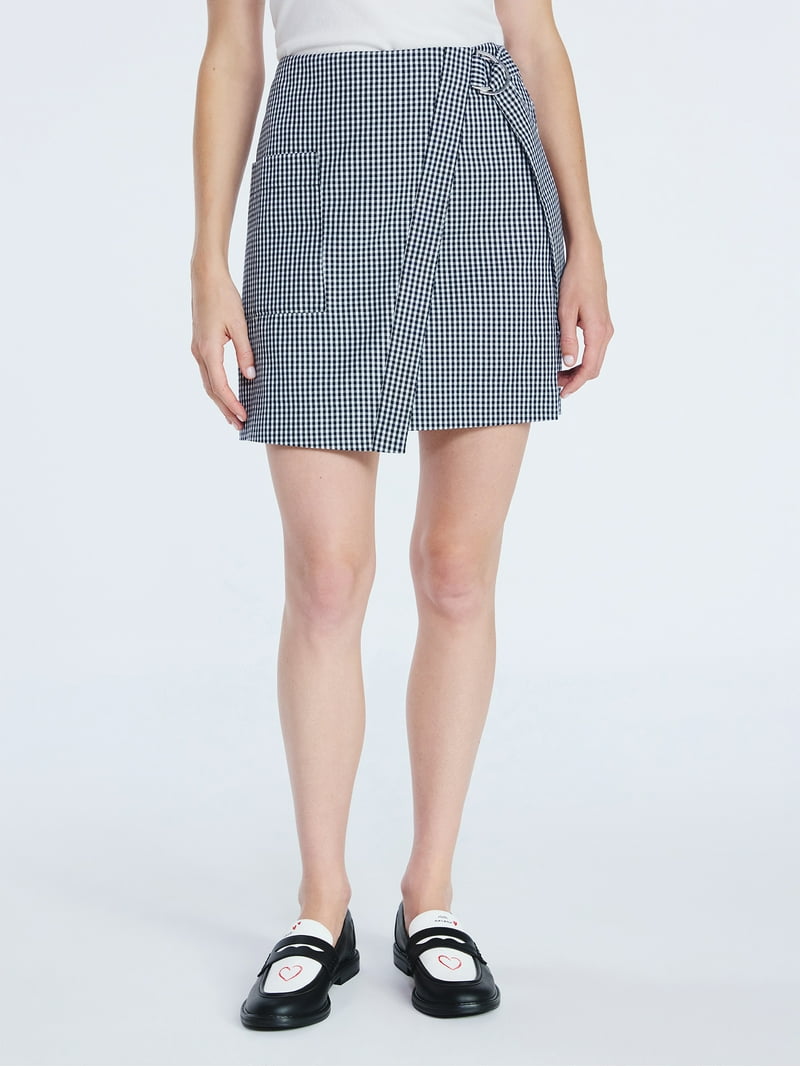 【新品】HYEON pepper mini wrap skirt / gray Snow Xue Gao Light Wool Grey Pleated Wrap Mini Skirt – SNOW XUE GAO
