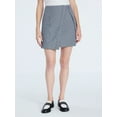 thumbnail image 1 of Free Assembly Women's Faux Wrap Mini Skirt, Sizes 0-20, 1 of 6