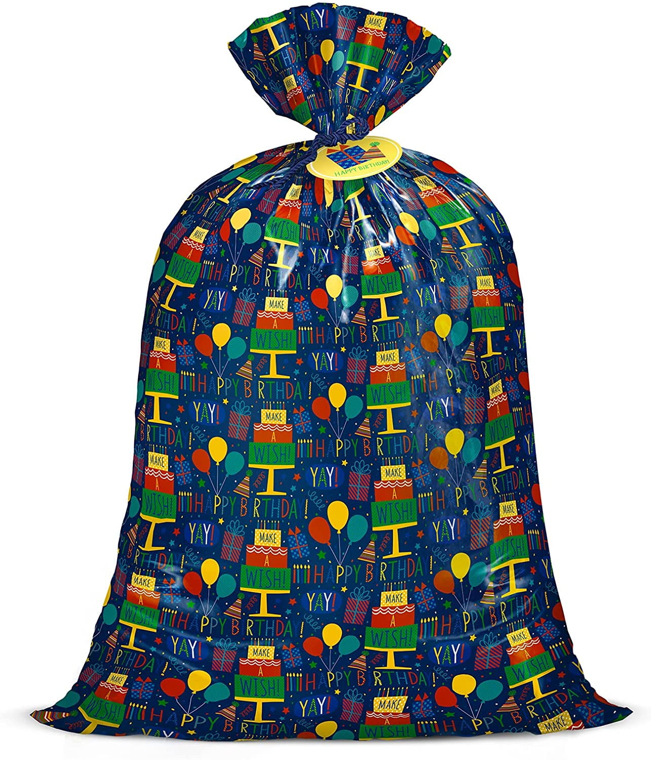 Gfractolux Large Gift Bag Kit - 14.2x9.8x4.7 Inch With Tissue Paper & Card, For Birthday, Wedding