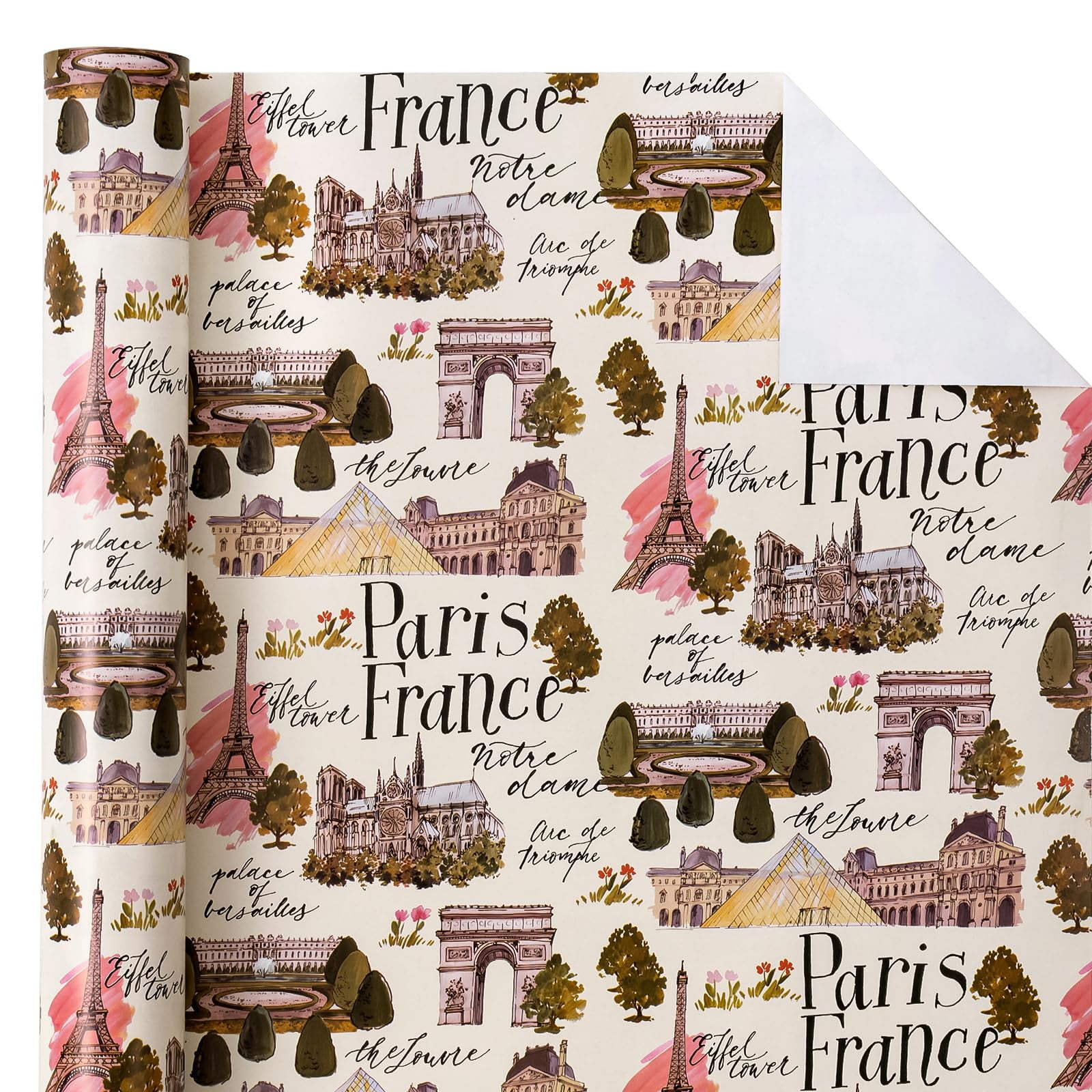 Paris wrapping paper discount