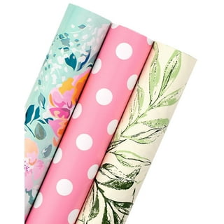 Pink Boho Daisy Wrapping Paper