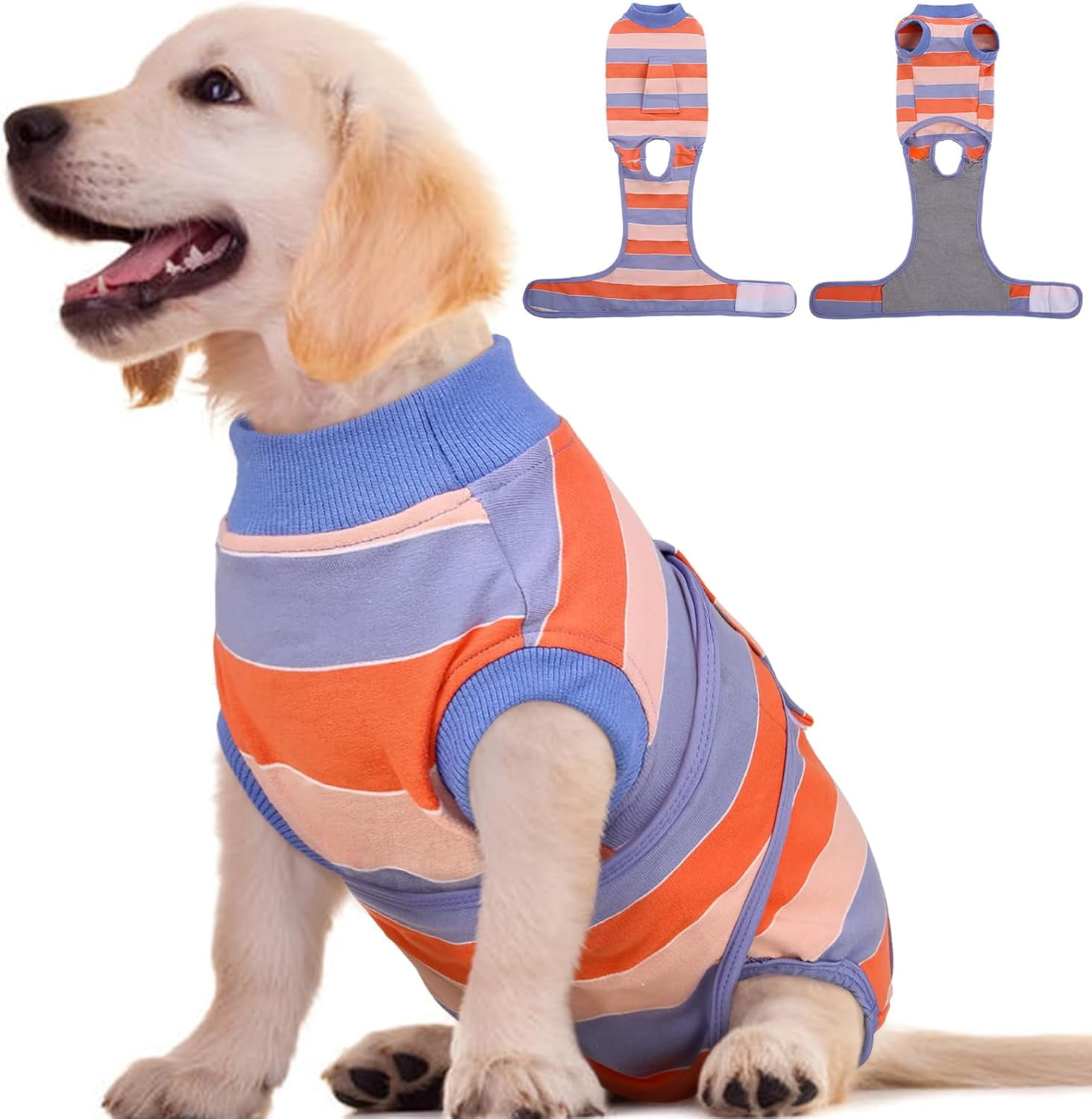 WREAGD Dog Surgery Recovery Suit, Anti Licking Pet Surgical Suit for