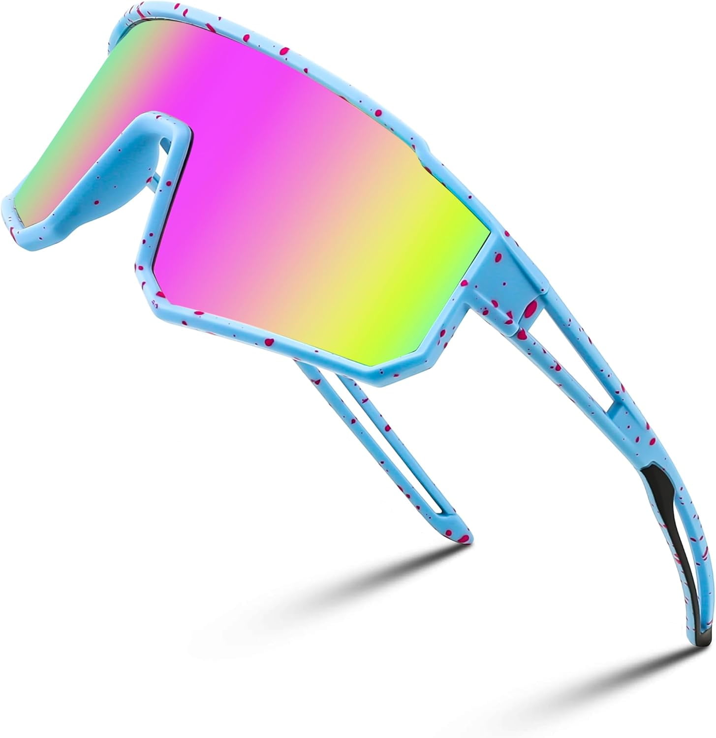 WREAGD Kids Sunglasses Polarized Youth Baseball Sunglasses Sports Cycling Glasses UV400 for Boys