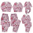 thumbnail image 1 of WREESH 2025 Baby Christmas Family Matching Pajama Set 2-Piece Printed Pants Top Holiday Homewear Cozy Fleece Sleepwear Lounge Set 12 Months, 1 of 3