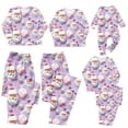 thumbnail image 1 of WREESH 2025 Womens Christmas Family Matching Pajama Set 2-Piece Printed Pants Top Holiday Homewear Cozy Fleece Sleepwear Lounge Set, 1 of 3