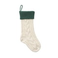 thumbnail image 1 of WREESH Christmas Stockings Christmas Decorations Christmas Splicing Stocking Wool Pendant Christmas Decorations Gift Bag Socks White, 1 of 4