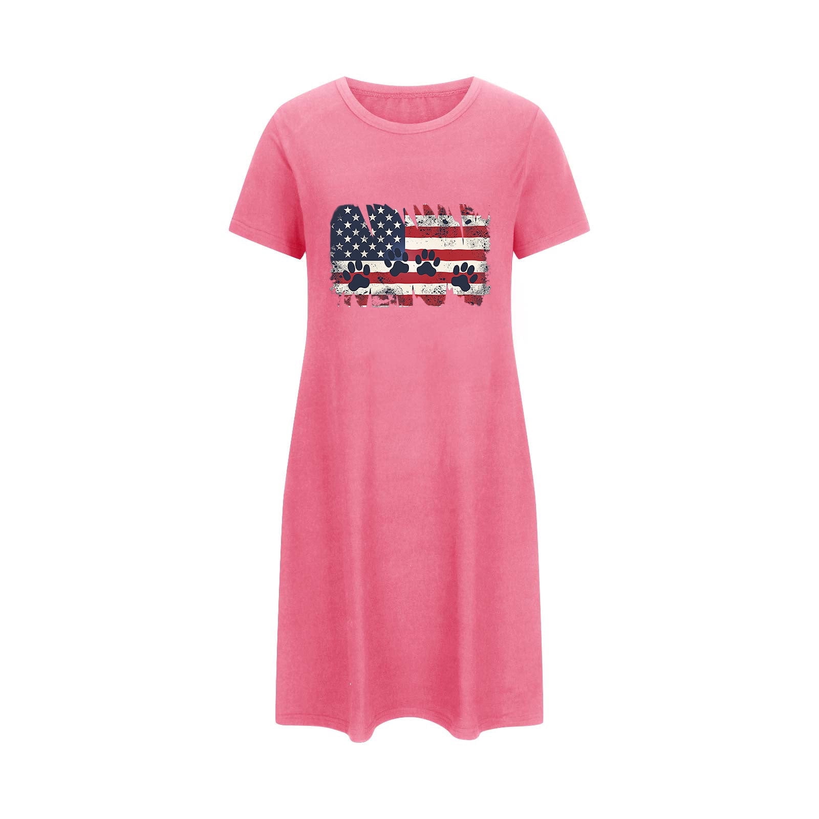 nightwear t shirt dress Women's Jersey Pajama T-Shirt Dress