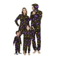 thumbnail image 1 of WREESH 2025 Womens Pumpkin Hooded Jumpsuit Thanksgiving Halloween Pajamas Family Matching Set Zipper Onesie Holiday Sleepwear, 1 of 7