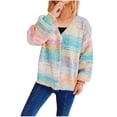 thumbnail image 1 of WREESH Fashion Cardigan Button Up Cardigan Womens Knitted Cardigan Sweater Jacket V-Neck Sweater Green, 1 of 6