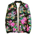 thumbnail image 1 of WREESH Fashion Jacket Men'S New Printed Top Floral Stand Up Collar Jacket Men'S Casual Jacket Jacket Black, 1 of 5