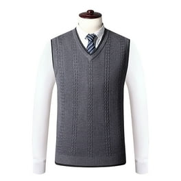 New Men's V-neck Plaid Color Matching Sweater New Men's V-neck Plaid Color Matching Sweater