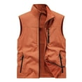 thumbnail image 1 of WREESH Fashion Vest Men'S Work Jacket Standing Collar Multiple Pockets Outdoor Photography/Sports Jacket Coat Red, 1 of 9