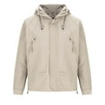 thumbnail image 1 of WREESH Fashion Winter Jacket Men and Women Same Style Interchange Jacket Jacket Work Clothes Outdoors Windbreaker Loose Coat Khaki, 1 of 9