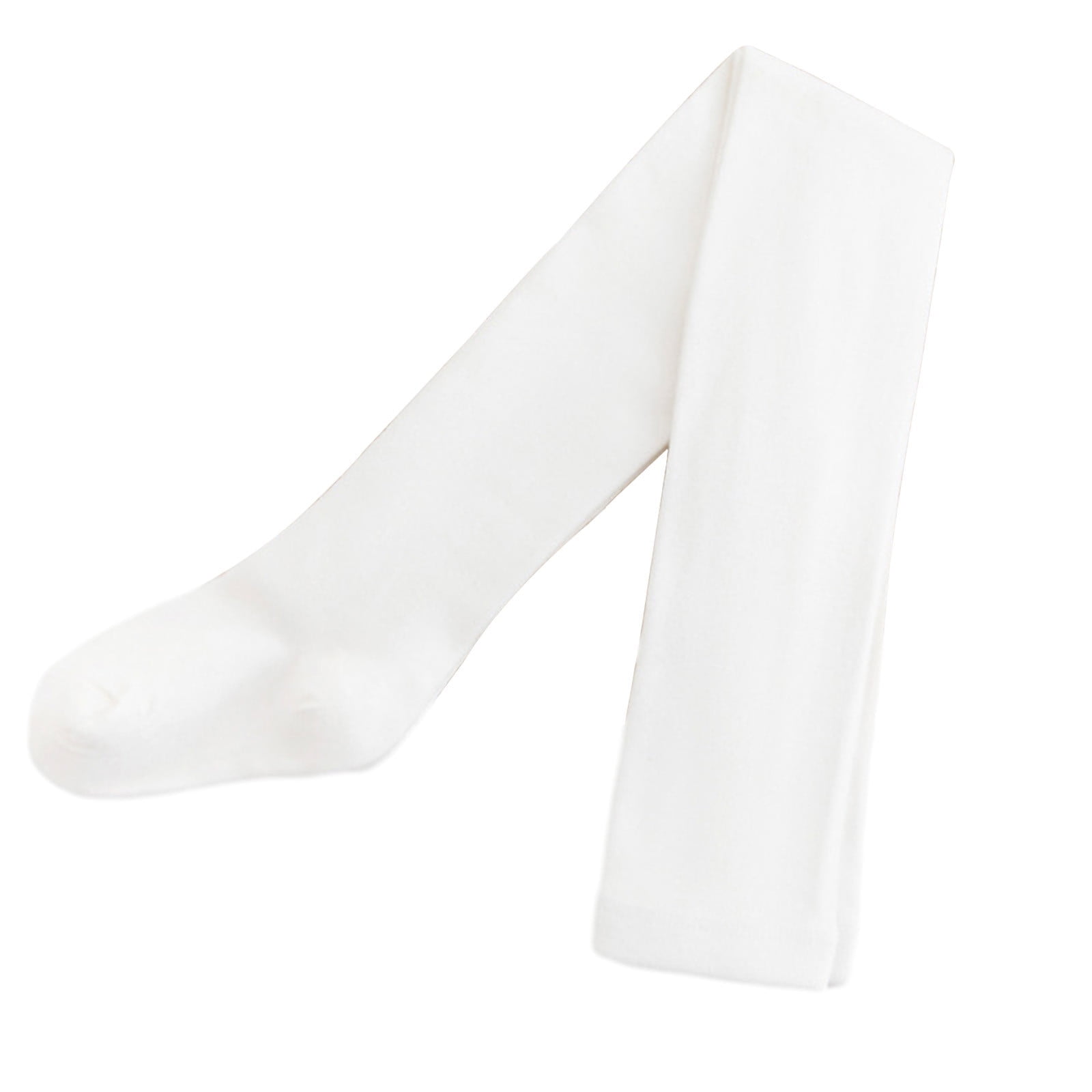 WREESH Girls Pantyhose Children's Pantyhose Pantyhose Combed Cotton Melade Color System Socks Tights Seamless Cotton Leggings Toddler Girls Stockings School 2-10 Years White