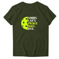 thumbnail image 1 of WREESH Graphic Print T-Shirt for Women Summer Crew Neck Short Sleeve Blouse Olive Green, 1 of 4