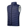 thumbnail image 1 of WREESH Heated Vest for Men Casual Solid Stand Collar Zipper Four Control 21 Heat Zones Heating Vest Usb Charging Vest Blue, 1 of 6