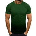 thumbnail image 1 of WREESH Men's 3D Muscle Print T-Shirt Funny Oktoberfest Fashion Round Neck Short Sleeve Green, 1 of 5