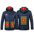 thumbnail image 1 of WREESH Men's 4-Zone Heated Jacket with Adjustable Heat Settings & Hood - Usb-Powered Winter Coat for Work, Hiking, Snow Sports - Windproof Thermal Outwear, 1 of 3
