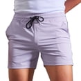 thumbnail image 1 of WREESH Men's Athletic Shorts 5 Inch Shorts Solid Gym Shorts Fashion Shorty Shorts Elastic Waist Drawstring Sports Shorts Slim Shorts with Pockets Purple, 1 of 6