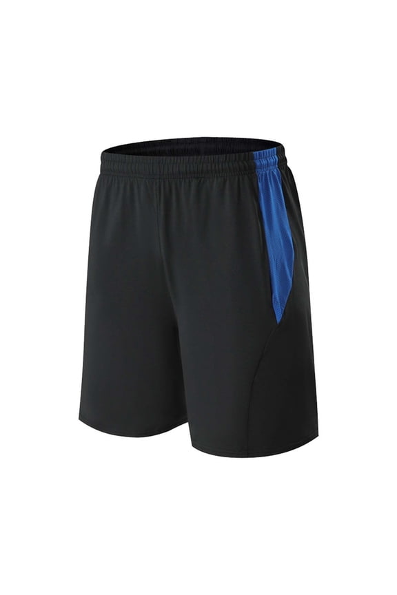 Men's Athletic Shorts Basketball Shorts Summer Csaual Basketball Elasticity Color Blocking Train Motion Shorts Blue