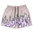 thumbnail image 1 of WREESH Men's Beach Shorts Swim Trunks Summer Thin Mid-Waist Beach Shorts Casual Sports Short Pants Purple, 1 of 1