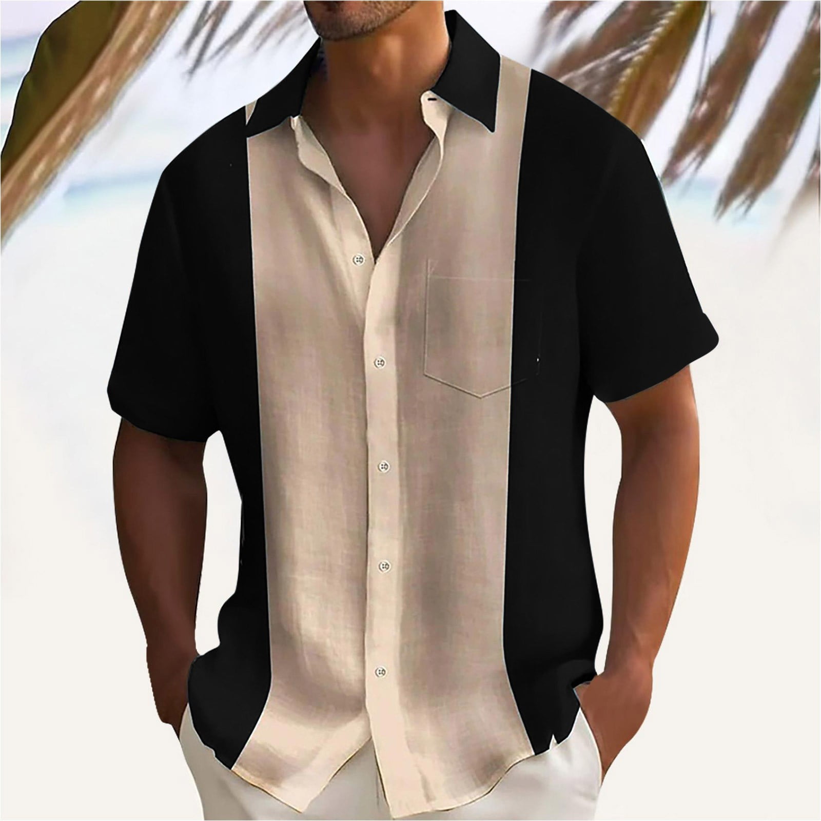 WREESH Men's Button Down Shirts Summer Color Blocking Short Sleeve Shirts with Fashion Oversized European Style Collar for Trendy Casual Tops Wine - Walmart.com WREESH Men's Button Down Shirts Summer Color Blocking Short Sleeve Shirts with Fashion Oversized European Style Collar for Trendy Casual Tops Wine - Walmart.com
