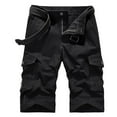 thumbnail image 1 of WREESH Men's Cargo Shorts Cargo Shorts Multi-Pockets Relaxed Summer Short Pants Outdoor Workout Shorts Black, 1 of 4