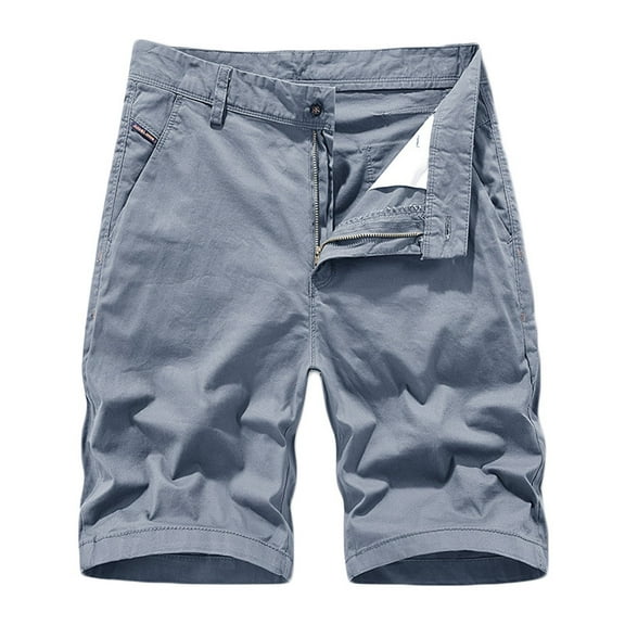 WREESH Men's Cargo Shorts Plus Size Cargo Shorts Multi-Pockets Relaxed Summer Short Pants Outdoor Workout Shorts Gray