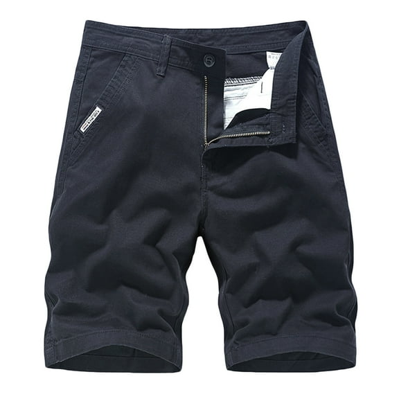 WREESH Men's Cargo Shorts Sports and Csaual Multi-Pockets Relaxed Summer Short Pants Outdoor Workout Shorts Blue