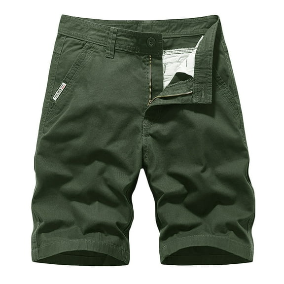 WREESH Men's Cargo Shorts Sports and Csaual Multi-Pockets Relaxed Summer Short Pants Outdoor Workout Shorts Olive Green